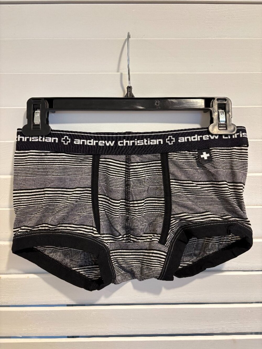 Andrew Christian Trunks - Black/White